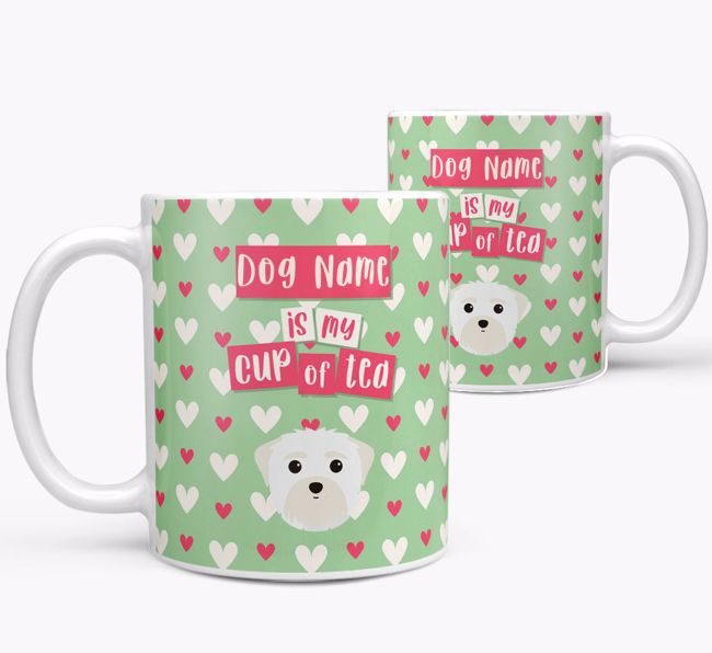 Personalised {breedFullName} '{dogsName} is my Cup of Tea' Mug